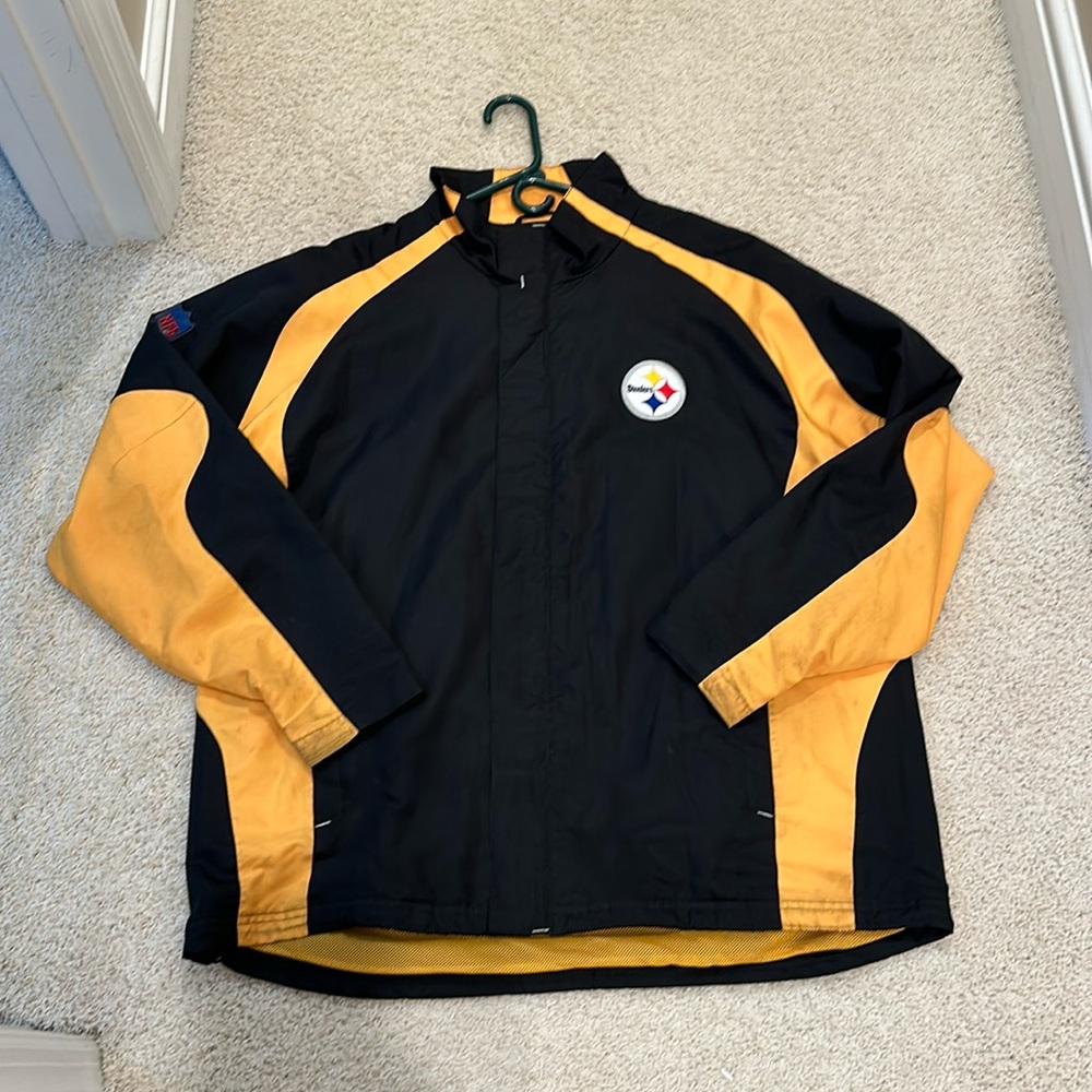 Mens Reebok Pittsburgh Steelers jacket